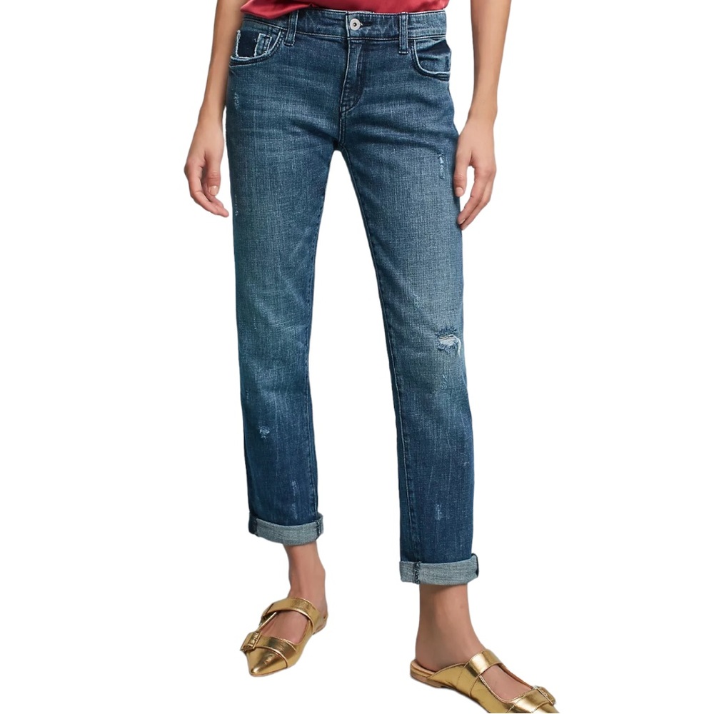 Anthropologie Pilcro and the Letterpress Boyfriend Straight Jean